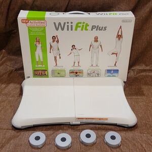 Nintendo Wii Fit Plus Balance Board RVL-021 Tested No Game Included With Box